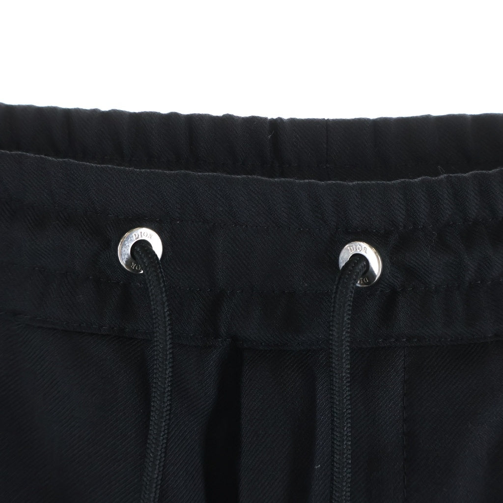 DIOR(ディオール) 21AW バージンウール ツイル テイラード トラックパンツ ブラック 733C139E3226