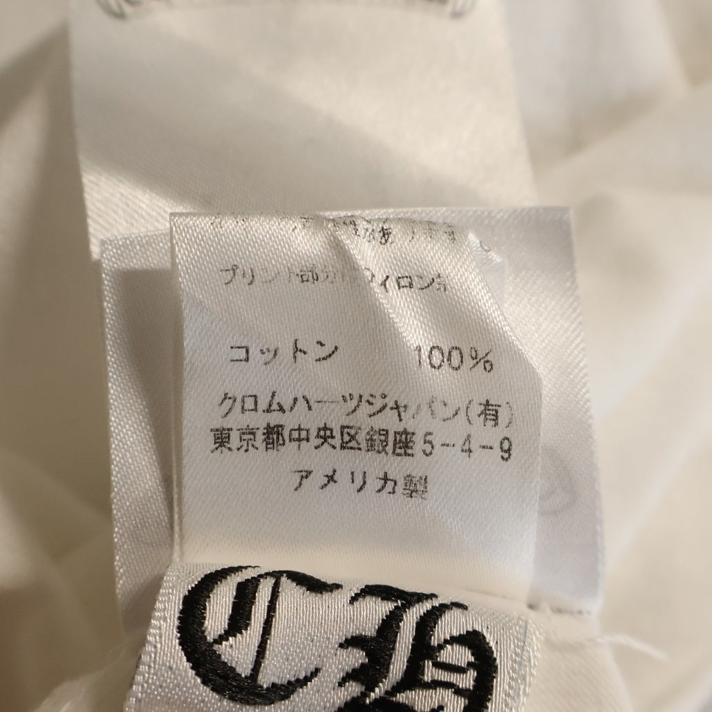 CHROME HEARTS(クロムハーツ) CH T-SHIRT 1 バック英字プリント 半袖Tシャツ ホワイト