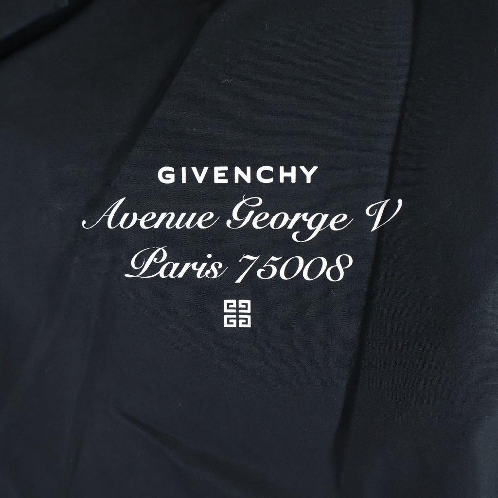 GIVENCHY(ジバンシィ) BOXY FIT S/S Shirt ボクシーフィット ショルダーロゴ刺繍 半袖シャツ ブラック BM60T51YB2