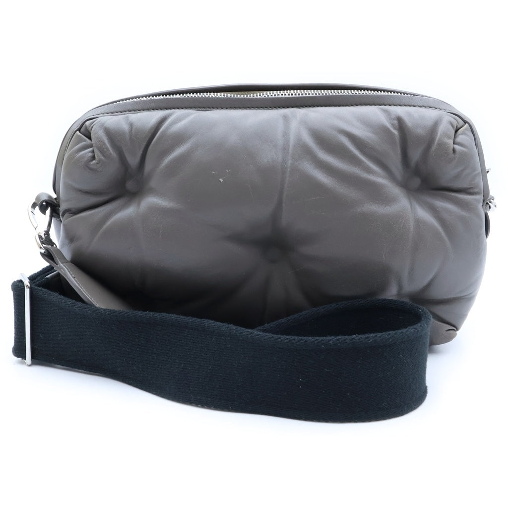 Maison Margiela(メゾンマルジェラ) Glam Slam グラムスラム レザー ショルダーバッグ グレー SB1WB0002 レディース