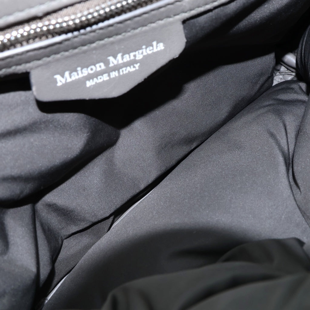 Maison Margiela(メゾンマルジェラ) Glam Slam グラムスラム レザー ショルダーバッグ グレー SB1WB0002 レディース
