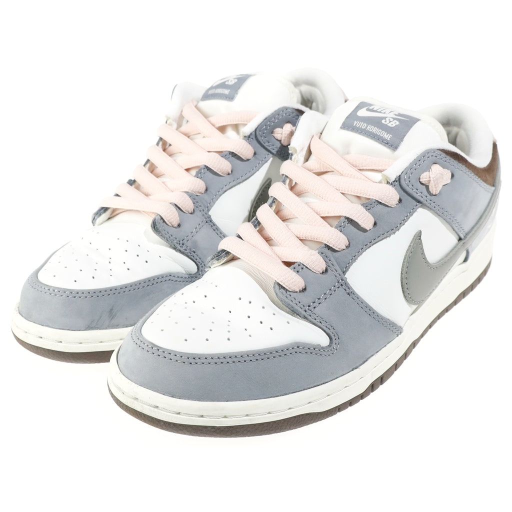 NIKE SB(ナイキエスビー) ×堀米 雄斗(Yuto Horigome) DUNK LOW PRO QS FQ1180-001 ユウト ホリゴメ ダンク プロ グレー/ホワイト US9/27cm