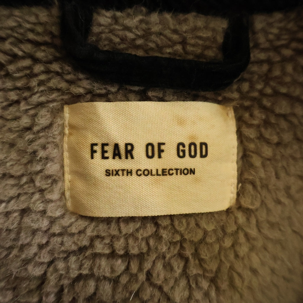 FEAR OF GOD(フィアオブゴッド) CORDUROY JACKET ボタンフライ コーデュロイ 裏地ボア ジャケット 6H19-6006