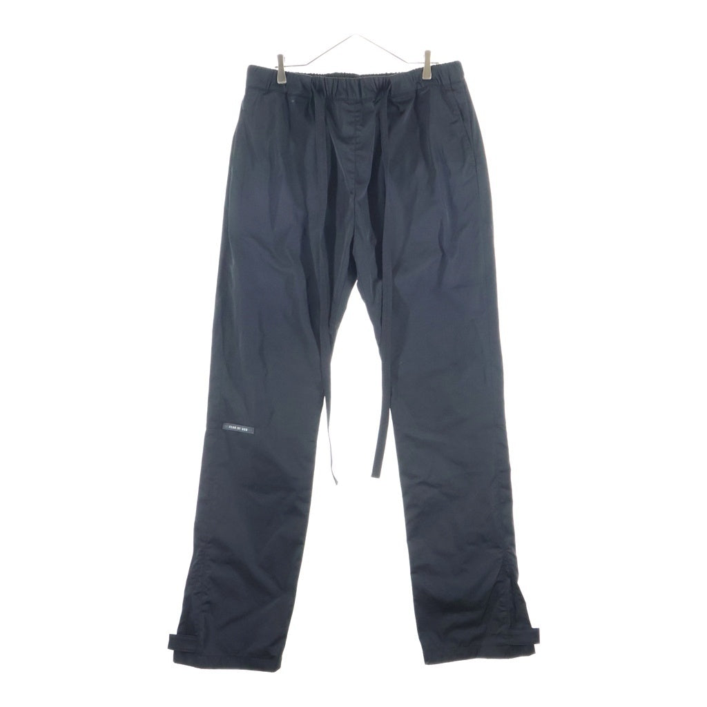 FEAR OF GOD(フィアオブゴッド) SIXTH COLLECTION BAGGY NYLON PANT 6thコレクション ドローコード イージーパンツ バギー ナイロンパンツ ブラック 6S19-4006