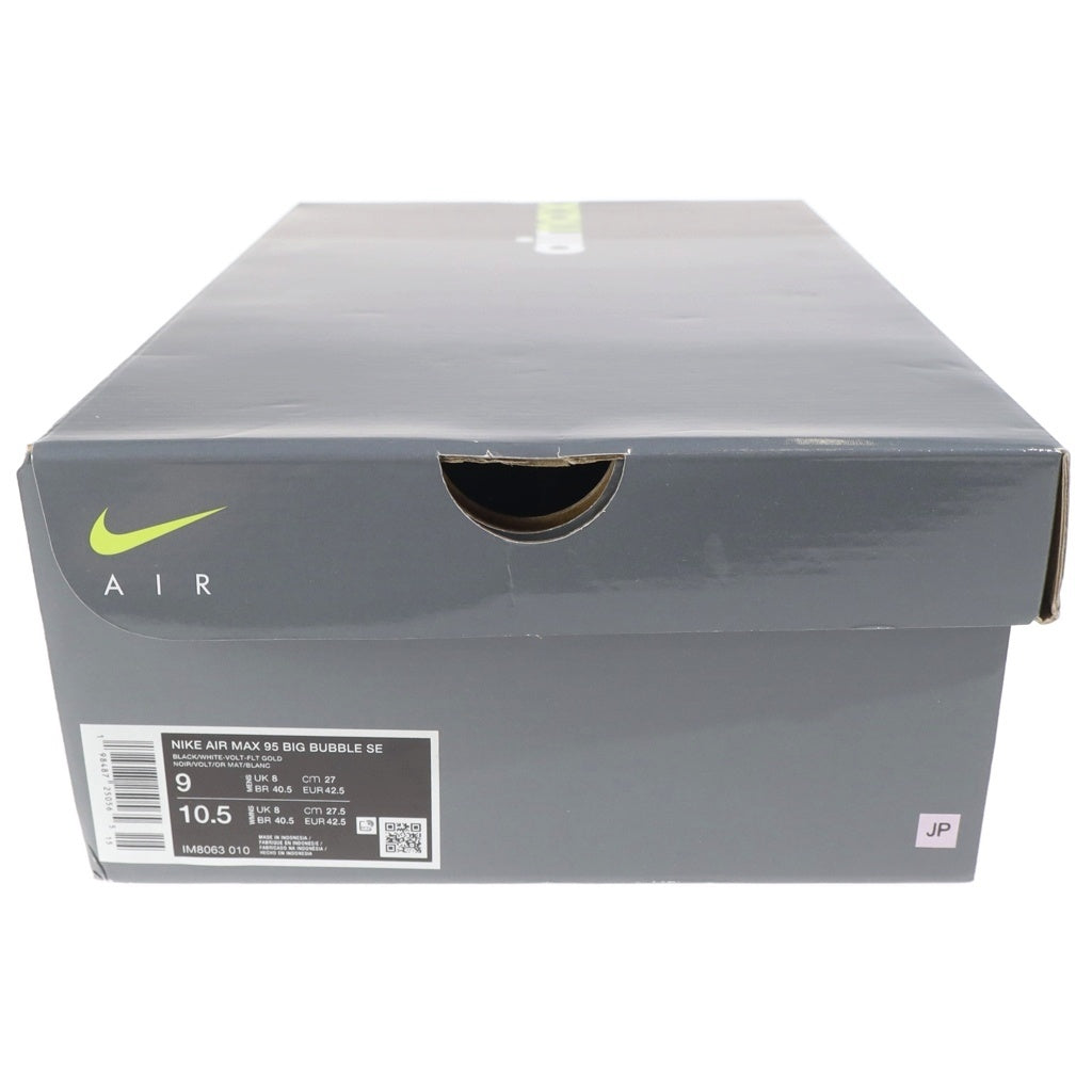 NIKE(ナイキ) AIR MAX 95 OG BIG BUBBLE エアマックス95 ビッグバブル ローカットスニーカー ブラック US9/27cm IM8063-010