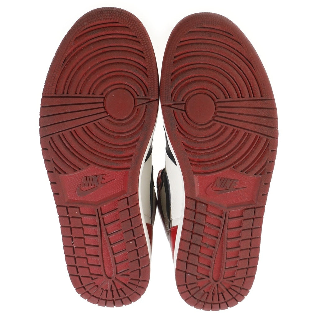 NIKE(ナイキ) AIR JORDAN 1 RETRO HIGH OG エアジョーダン1 レトロ ハイカットスニーカー レッド/ブラック/ホワイト US10/28cm 555088-610