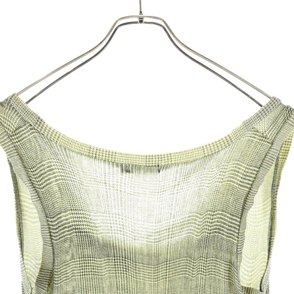 UNDERCOVER(アンダーカバー) 04SS Languid期 グレンチェック ノースリーブ ワンピース グレー レディース E103-NS13
