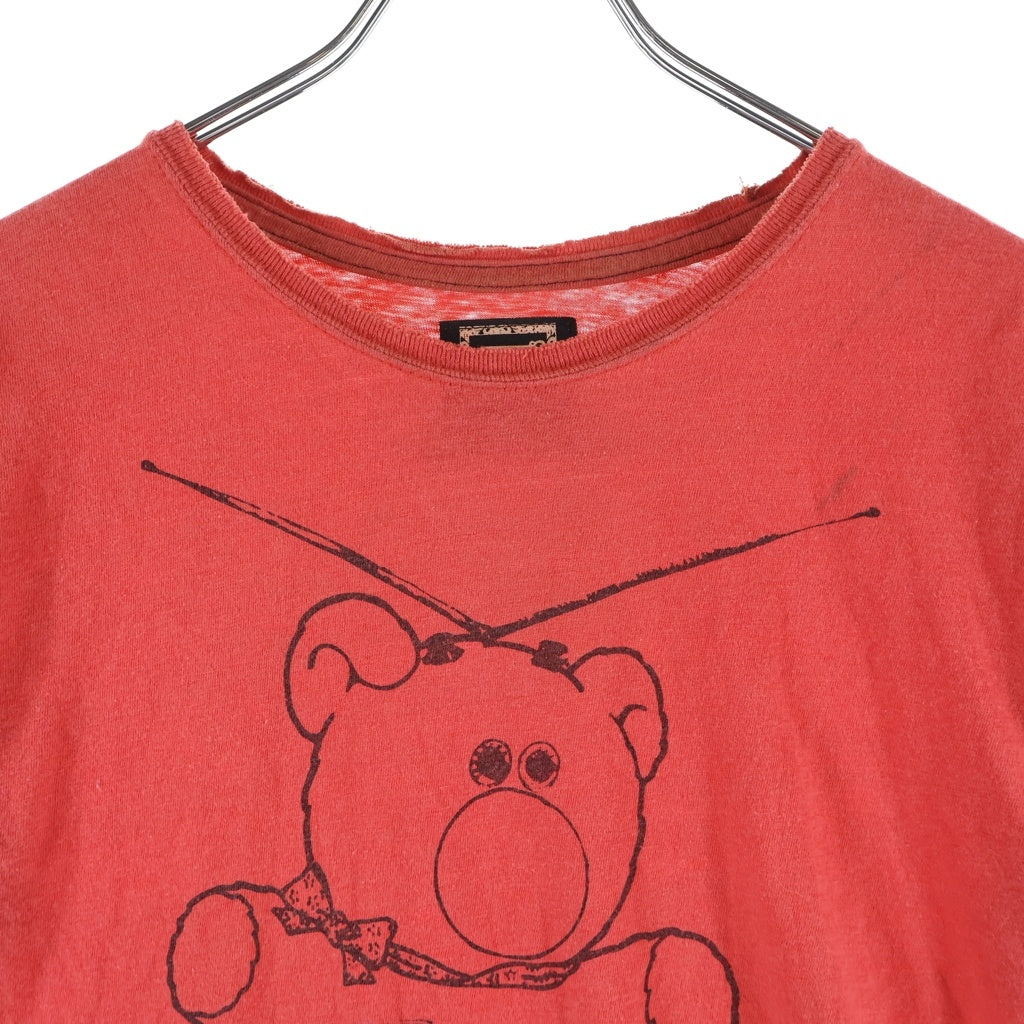 UNDERCOVER(アンダーカバー) 03SS SCAB期 インサイドアウト 半袖Tシャツ カットソー レッド
