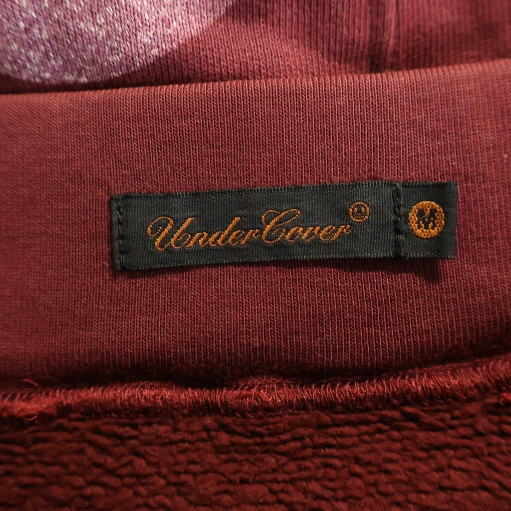 UNDERCOVER(アンダーカバー) 03AW PEPERDOLL期 再構築 スウェット スカート バーガンディ レディース