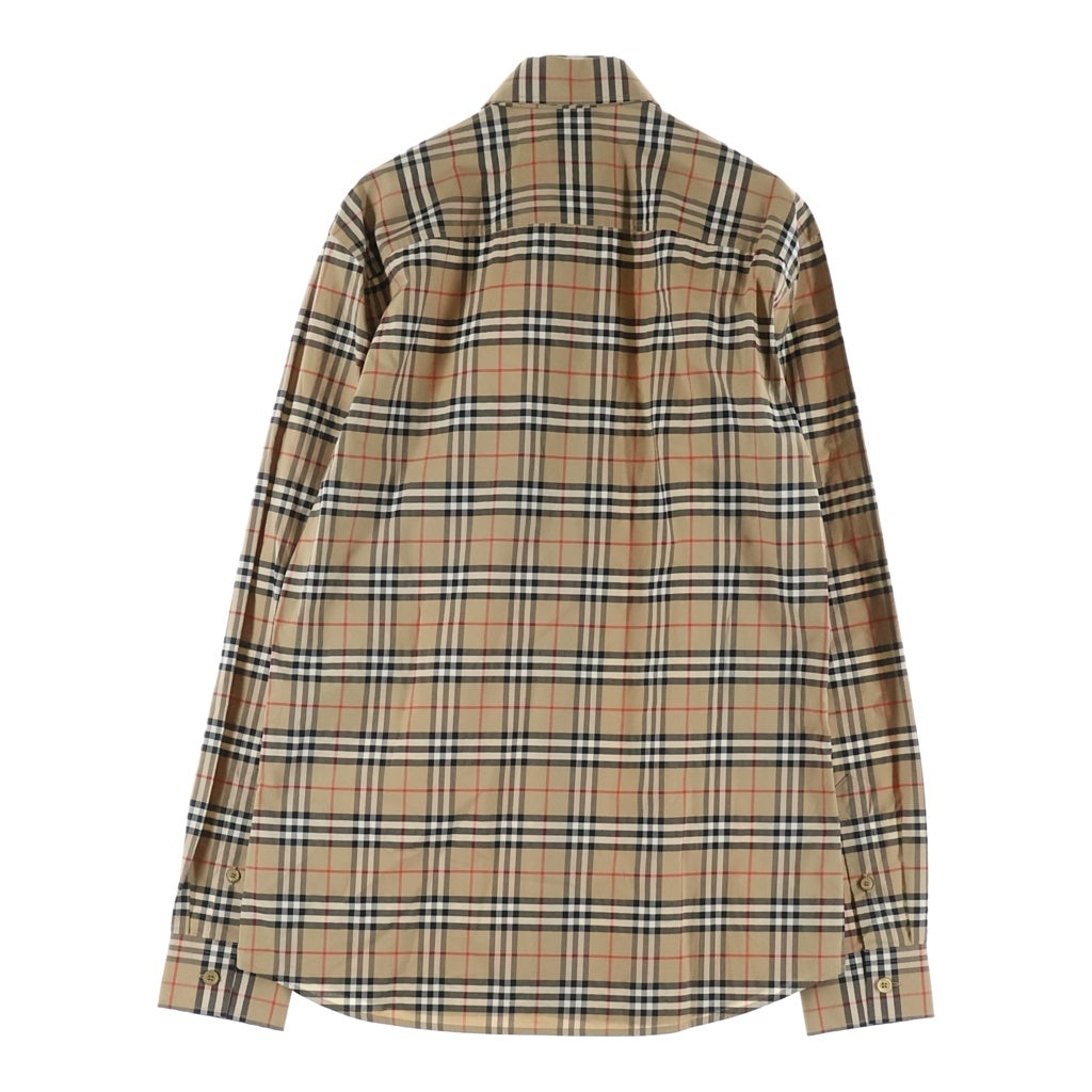 BURBERRY(バーバリー) ノバチェック コットン 長袖シャツ ベージュ 8020966