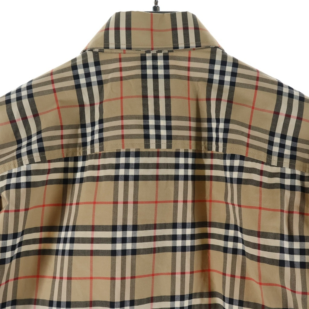 BURBERRY(バーバリー) ノバチェック コットン 長袖シャツ ベージュ 8020966