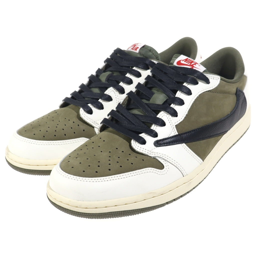 NIKE(ナイキ) ×TAVIS SCOTT AIR JORDAN1 LOW OG SP エアジョーダン1 ローカットスニーカー カーキ US11.5/29.5cm DM7866-200