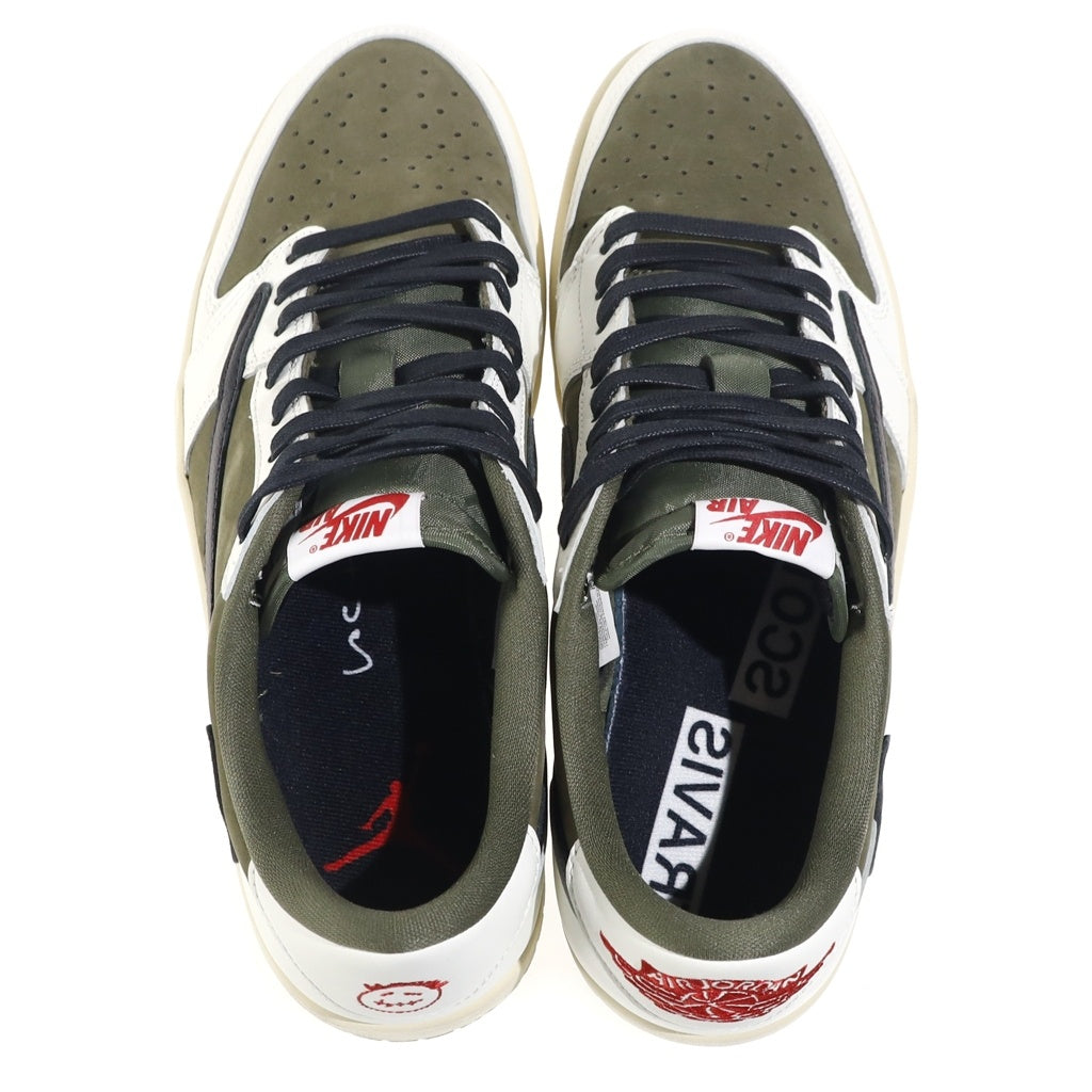 NIKE(ナイキ) ×TAVIS SCOTT AIR JORDAN1 LOW OG SP エアジョーダン1 ローカットスニーカー カーキ US11.5/29.5cm DM7866-200