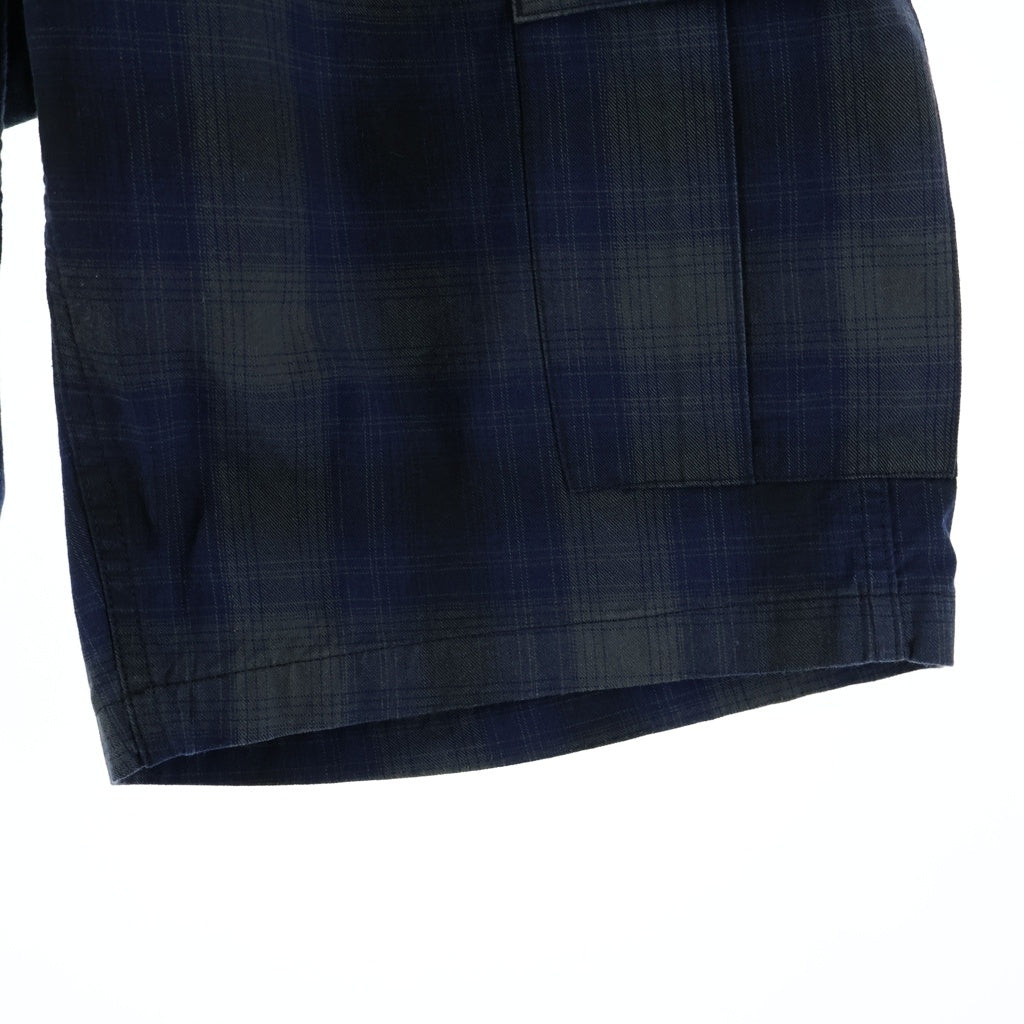 SUPREME(シュプリーム) 25SS Shodow Plaid Cargo Short シャドウ プレイド カーゴ ショートパンツ ネイビー/グリーン