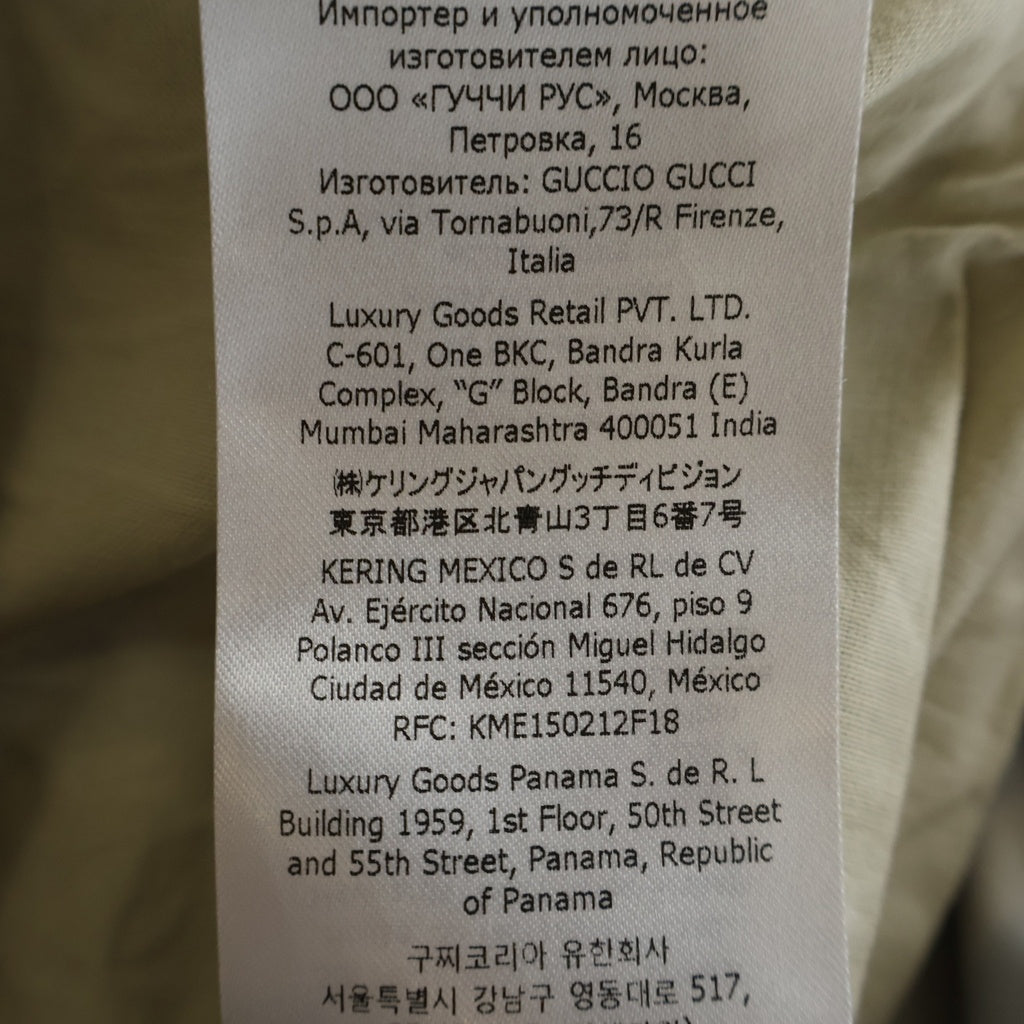 GUCCI(グッチ) 22SS ×ADIDAS トレフォイル ストライプ総柄デザイン ベルト付き スラックスパンツ マルチ 691433 ZAJOP