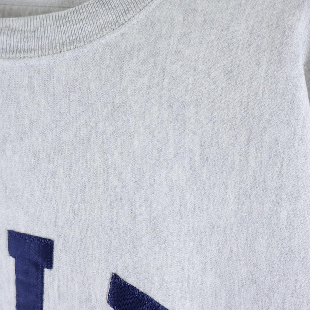 CHAMPION(チャンピオン) 90s Vintage Original Reverse Weave オリジナル リバース ウィーブ YALE刺繍クルーネック スウェットトレーナー グレー