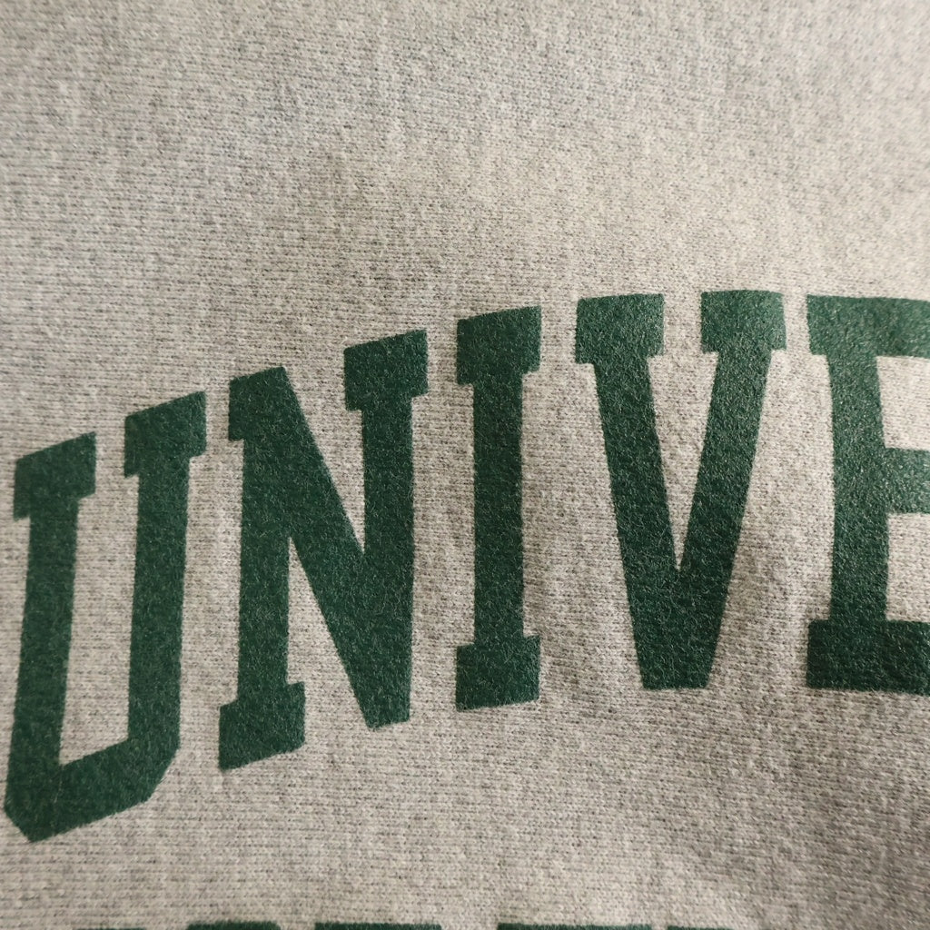 CHAMPION(チャンピオン) 90s Vintage Original Reverse Weave オリジナル リバース ウィーブ カレッジロゴ ノースダコタ大学 クルーネック スウェットトレーナー グレー