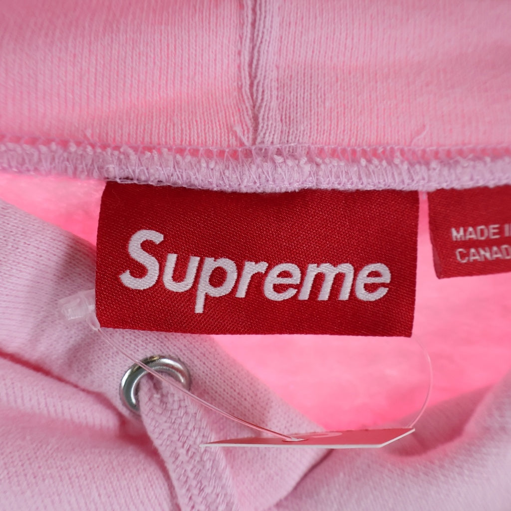 SUPREME(シュプリーム) 24SS Small Box Hooded Sweatshirt スモール ボックス スウェット プルオーバーパーカー ライトピンク