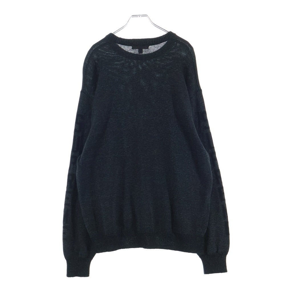 SUPREME(シュプリーム) 24SS Reflective Sweater リフレクティブ セーター ブラック