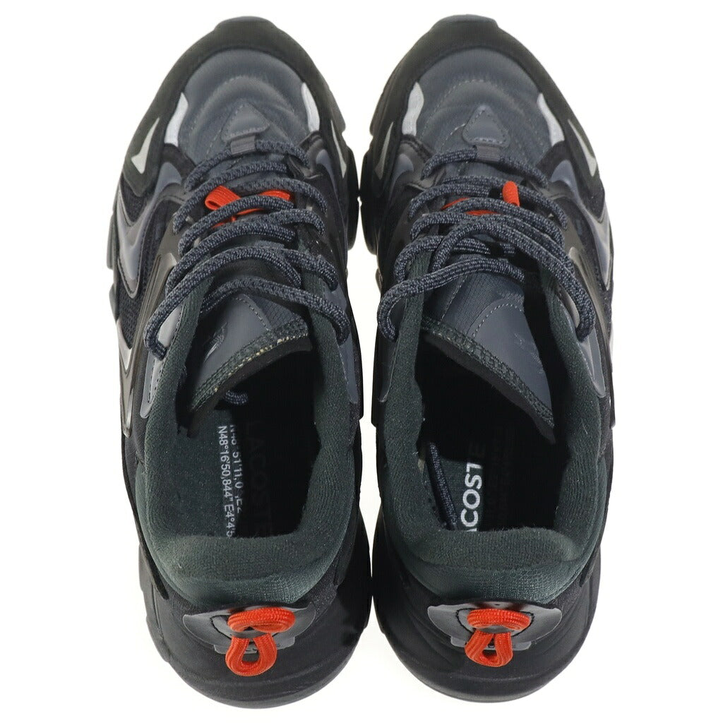 LACOSTE(ラコステ) L003 NEO TECH 224 1 SFA ローカットスニーカー シューズ スエード メッシュ ブラック US9