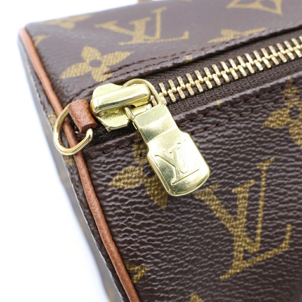 LOUIS VUITTON(ルイヴィトン) モノグラム パピヨン30 ボストンバッグ ハンドバッグ ブラウン レザー×PVC M51365