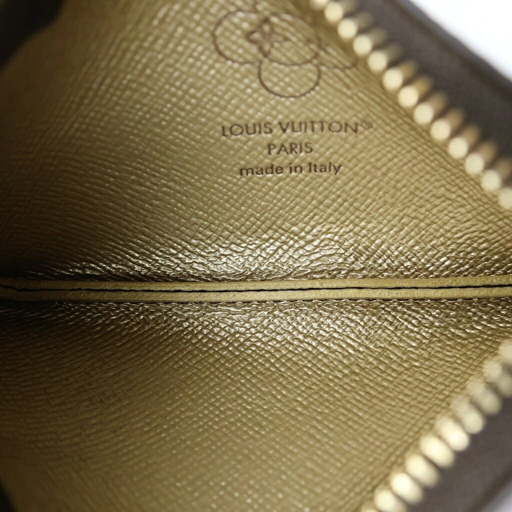 LOUIS VUITTON(ルイヴィトン) モノグラム ヴィヴィエンヌ ウィンターホリデー バッグチャーム ポーチ 小物入れ ブラウン PVCレザー GI0442 ゴールド金具