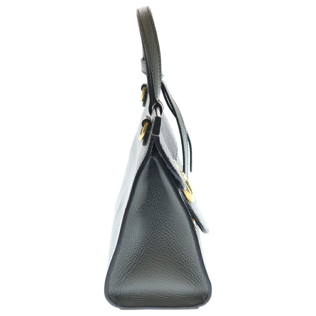 GUCCI(グッチ) GGマーモント スモール トップハンドル ハンドバッグ ショルダーバッグ 2way レザー グレー 442622