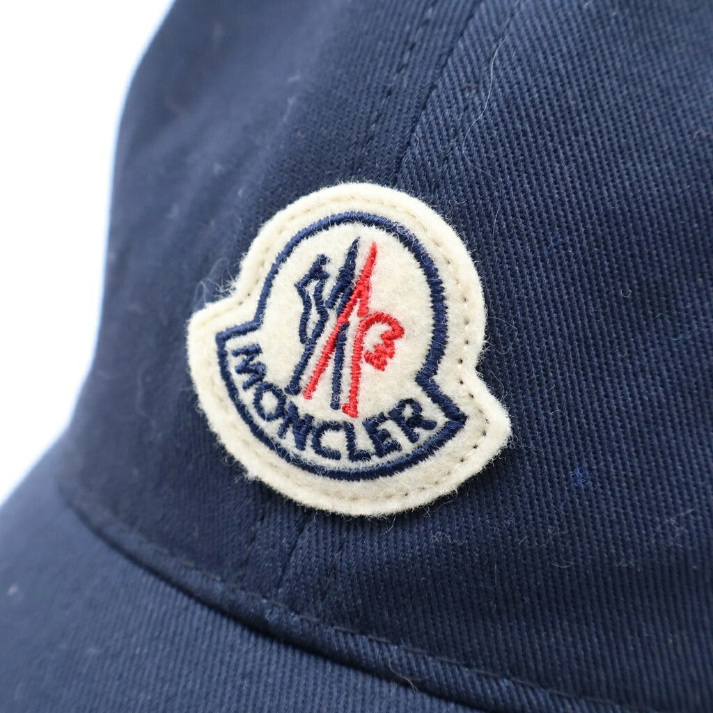 MONCLER(モンクレール) ベースボール キャップ 帽子 コットン ネイビー I10913B00035 V0090