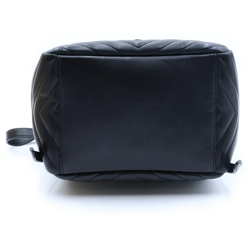 SAINT LAURENT PARIS(サンローランパリ) ジョー バックパック リュックサック ブラック ラムスキン 672609 ゴールド金具