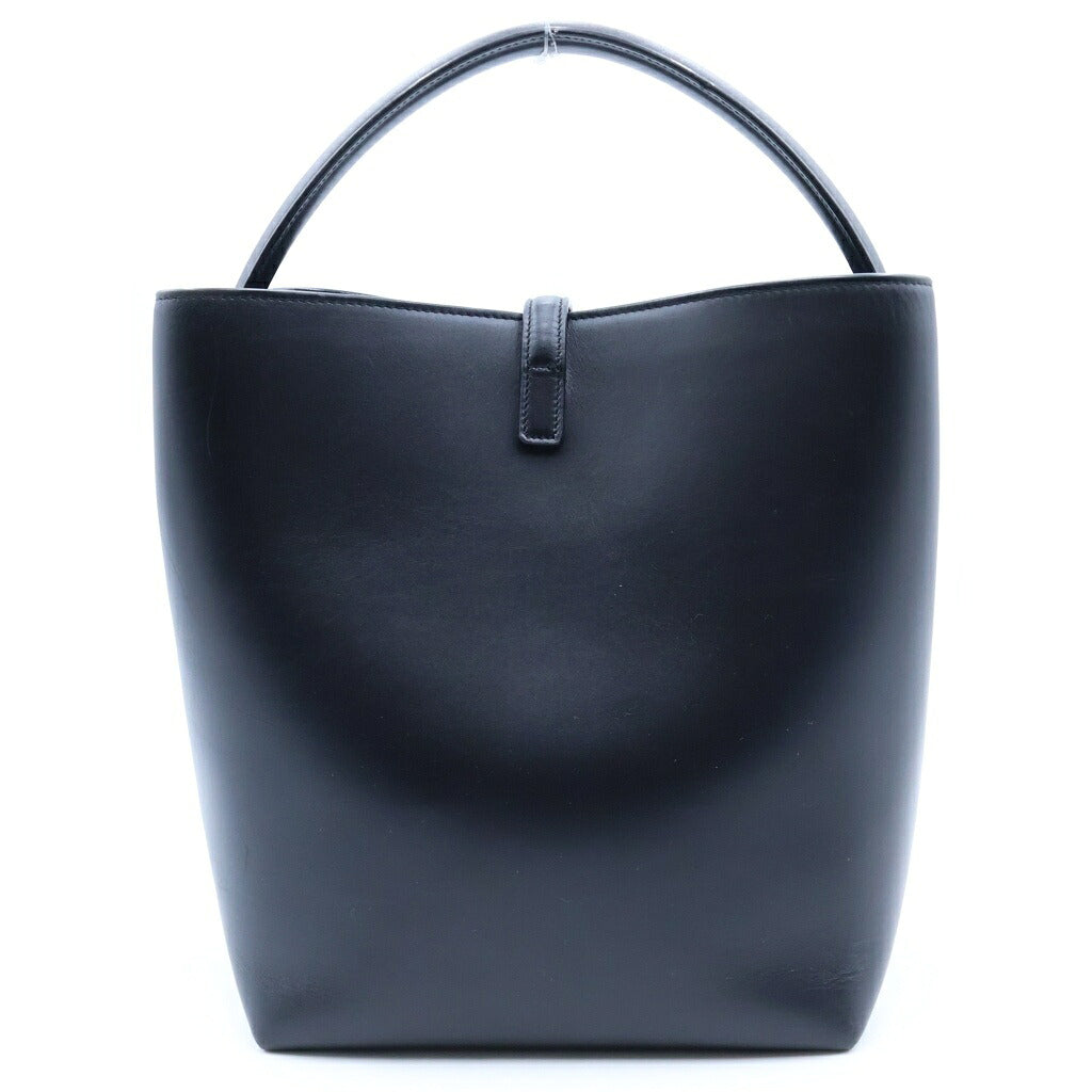 SAINT LAURENT PARIS(サンローランパリ) LE 37 スモール 2WAYバケットバッグ ハンドバッグ ショルダーバッグ ブラック レザー 742828 ゴールド金具