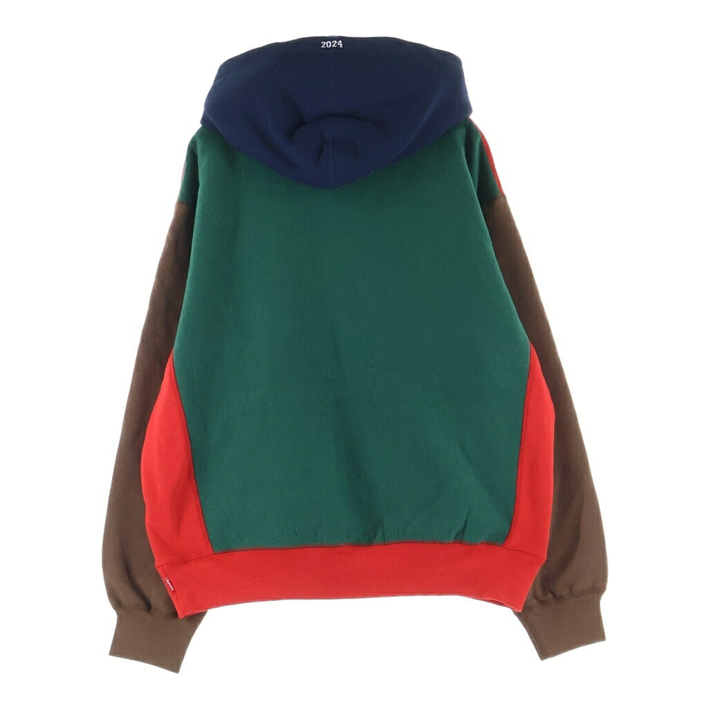 SUPREME(シュプリーム) 24AW ボックスロゴ パーカー フーディー レッド×ブラウン RN101837
