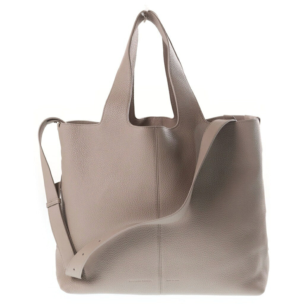 BOTTEGA VENETA(ボッテガヴェネタ) ディアゴ ラージ トートバッグ ハンドバッグ ベージュ レザー シルバー金具