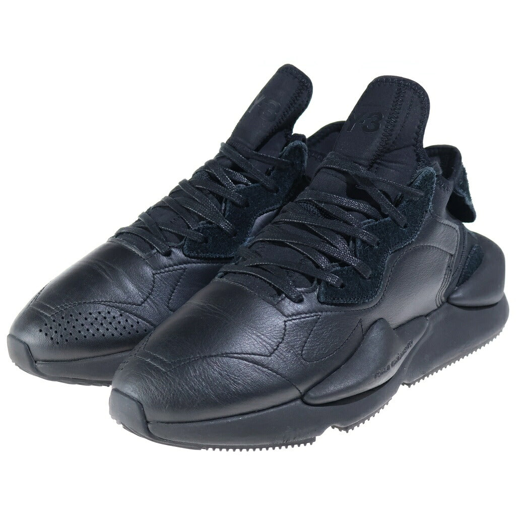 Y-3(ワイスリー) KAIWA ローカット スニーカー レザー ブラック