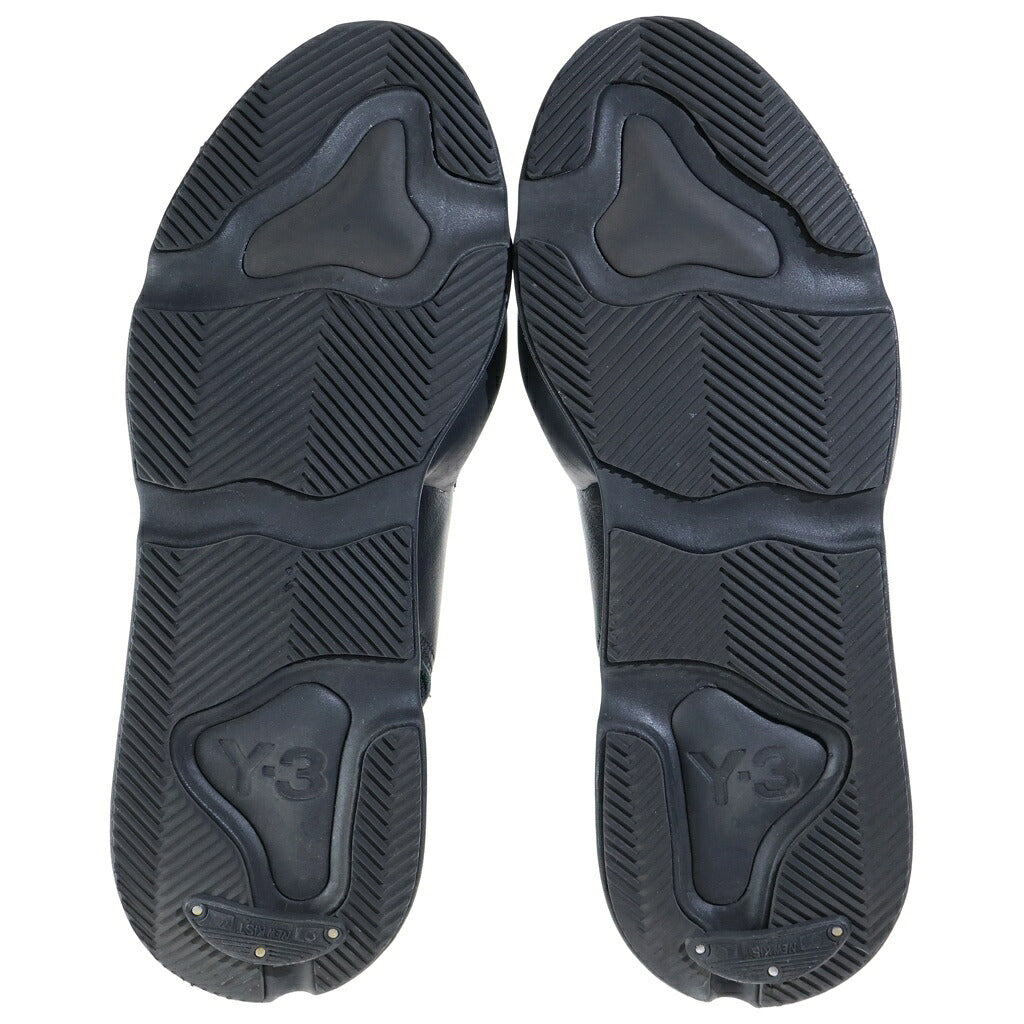 Y-3(ワイスリー) KAIWA ローカット スニーカー レザー ブラック