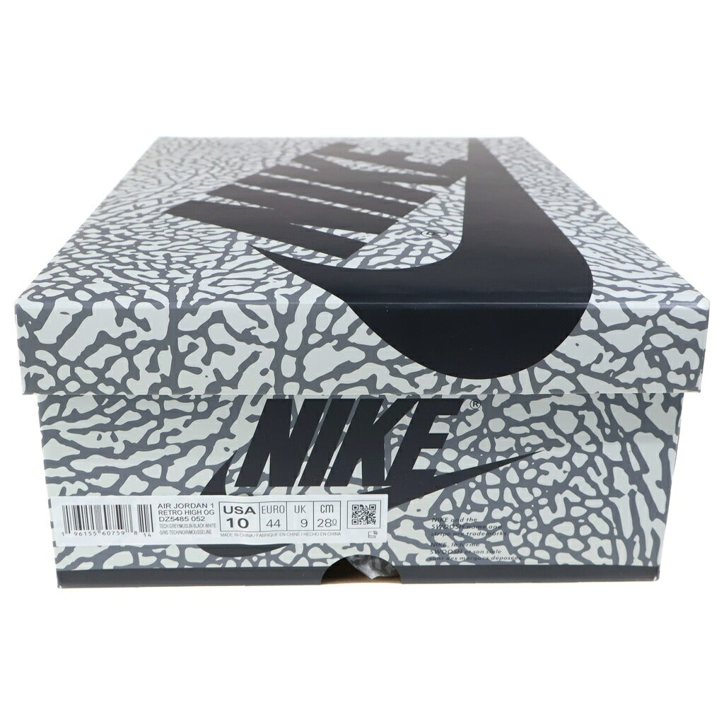 NIKE(ナイキ) AIR JORDAN 1 HIGH OG DZ5485-052 エアジョーダン1 ハイカットスニーカー グレー/ホワイト US10/28cm