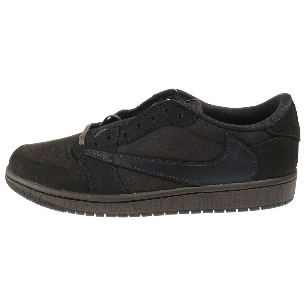 NIKE(ナイキ) ×TRAVIS SCOTT AIR JORDAN LOW OG SP VELVET BROWN DM7866-202 トラヴィススコット エアジョーダン 1 ベルベット ローカットスニーカー ブラウン US10.5/28.5cm