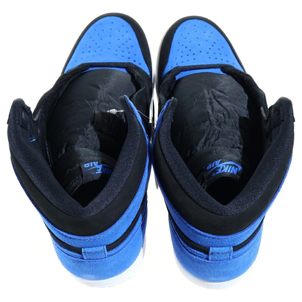 NIKE(ナイキ) AIR JORDAN 1 RETRO HIGH OG ROYAL REIMAGINED DZ5485-042 エアジョーダン1 レトロ ロイヤルリマジンド ハイカットスニーカー ブラック/ブルー US10.5/28.5cm