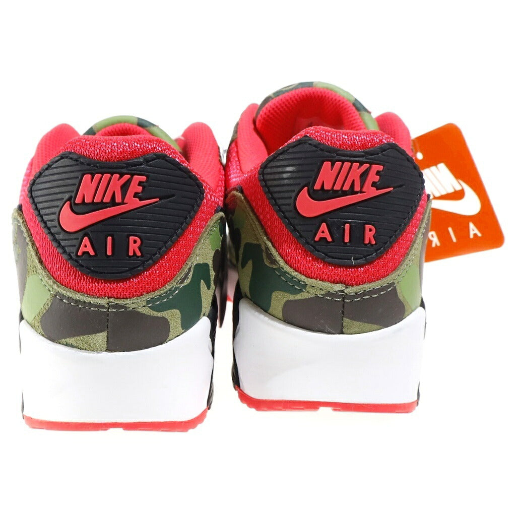 NIKE(ナイキ) ×ATMOS AIR MAX 90 DUCK CAMO CW6024-600 アトモス エアマックス90 ダックカモ ローカットスニーカー レッド/マルチ US10/28cm