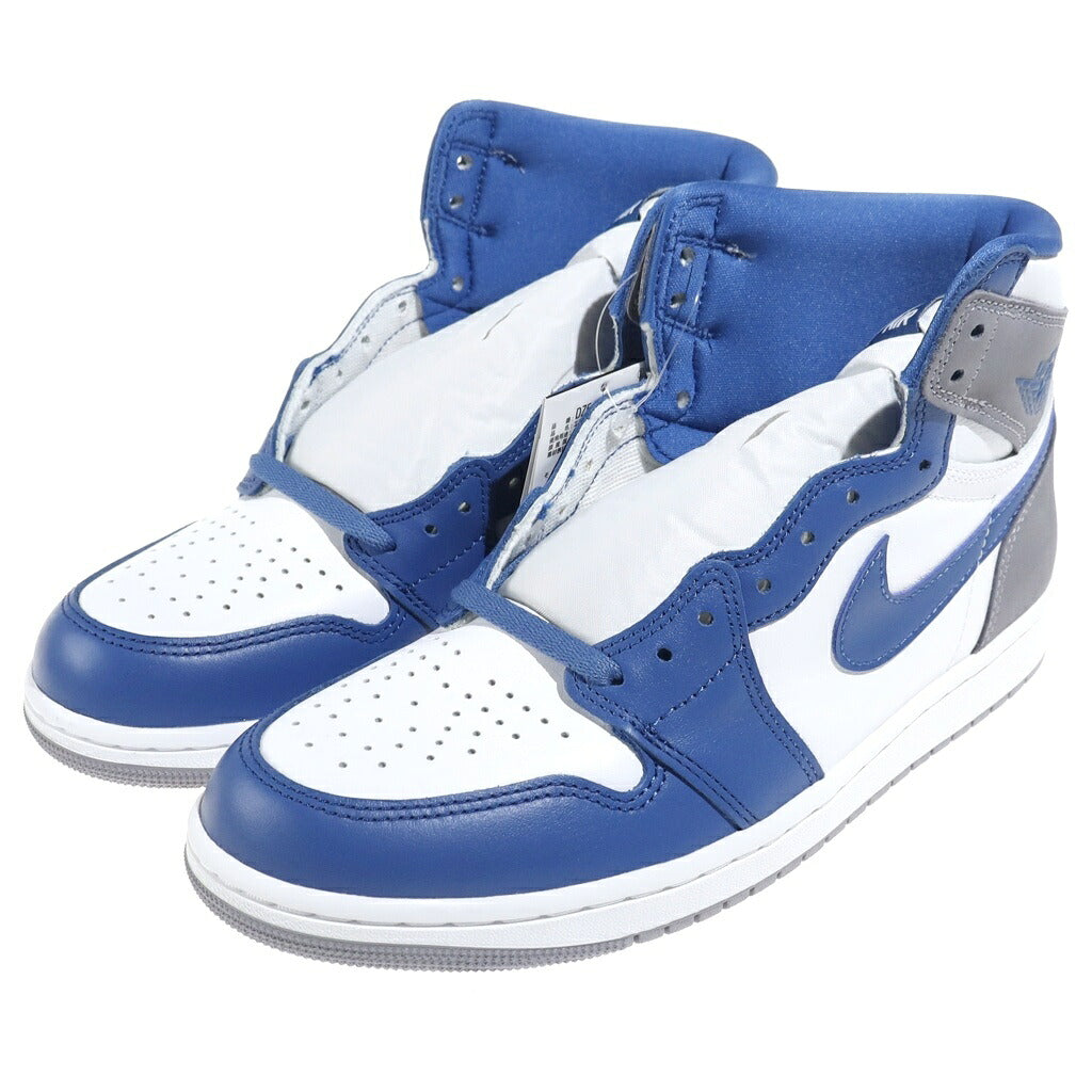 NIKE(ナイキ) AIR JORDAN 1 HIGH OG TRUE BLUE DZ5485-410 エアジョーダン1 トゥルーブルー ハイカットスニーカー ブルー/ホワイト US10/28cm