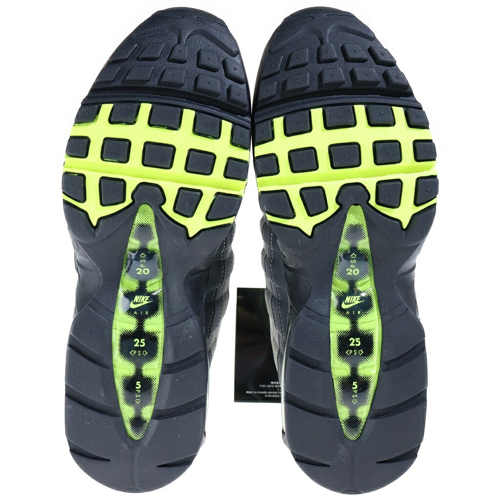 NIKE(ナイキ) AIR MAX 95 OG BIG BUBBLE NEON YELLOW HM4740-001 エアマックス95 ビッグバブル イエローグラデ ローカットスニーカー イエロー/グレー US10.5/28.5cm