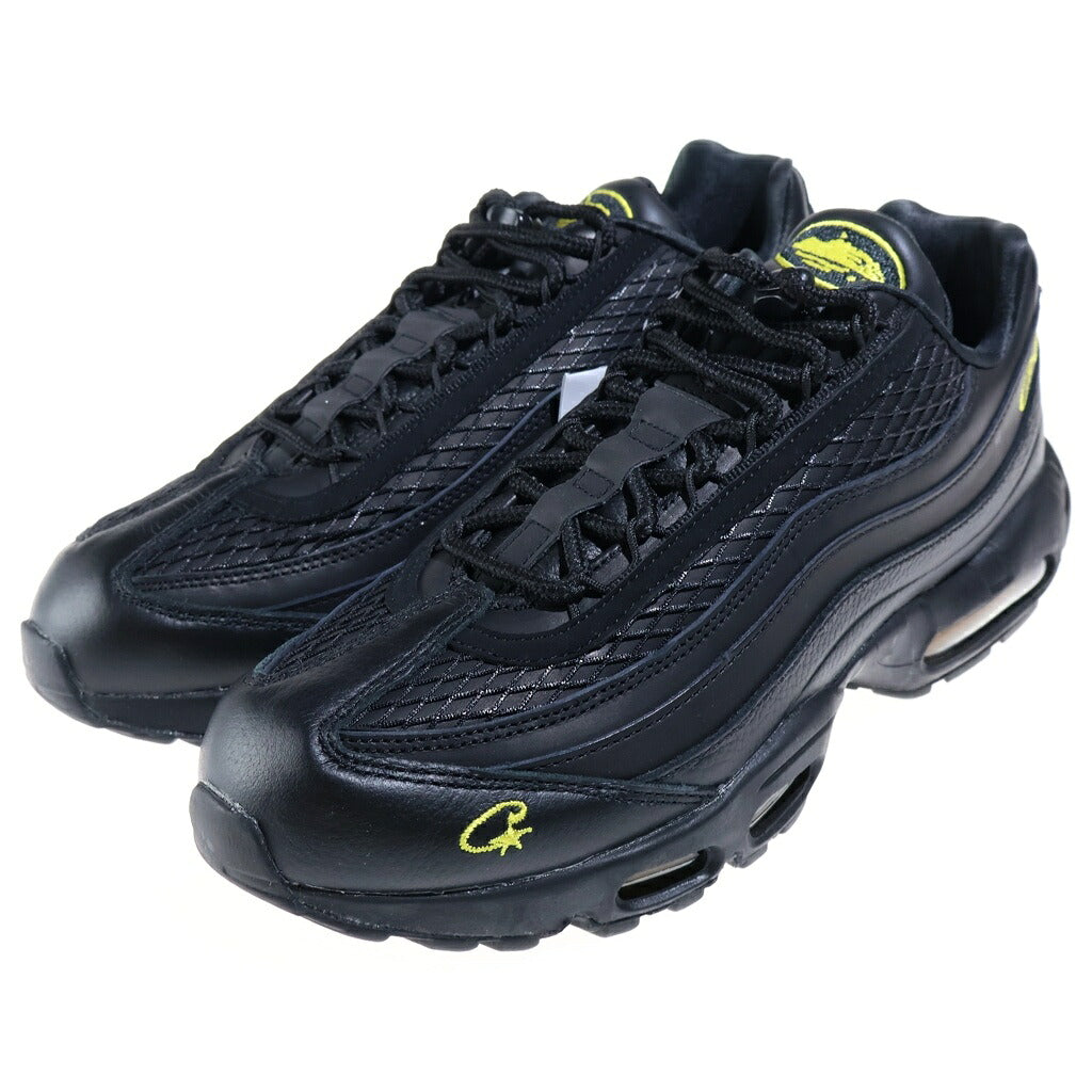 NIKE(ナイキ) ×CORTEIZ AIR MAX 95 BLACK AND TOUR YELLOW FB2709-003 コーテイズ エアマックス95 ローカットスニーカー ブラック/イエロー US11/29cm