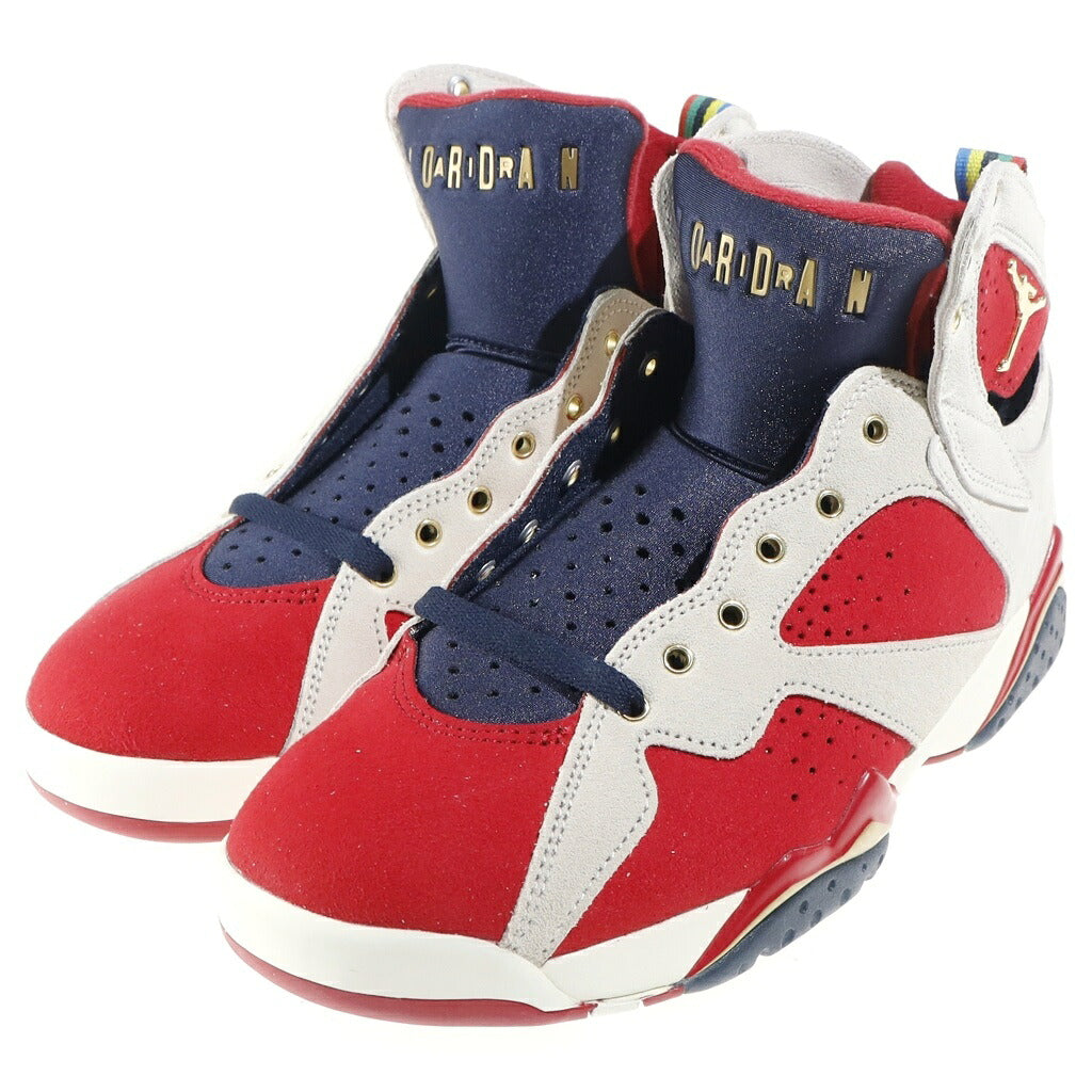 NIKE(ナイキ) TROPHY ROOM AIR JORDAN 7 TRUE RED AND OBSIDIAN DM1195-474 トロフィールーム エアジョーダン7 ハイカットスニーカー ホワイト/レッド US10/28cm