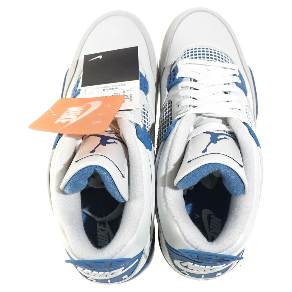 NIKE(ナイキ) AIR JORDAN 4 RETRO INDUSTRIAL BLUE FV5029-141 エアジョーダン4 レトロ ローカットスニーカー ホワイト/ブルー US10.5/28.5cm