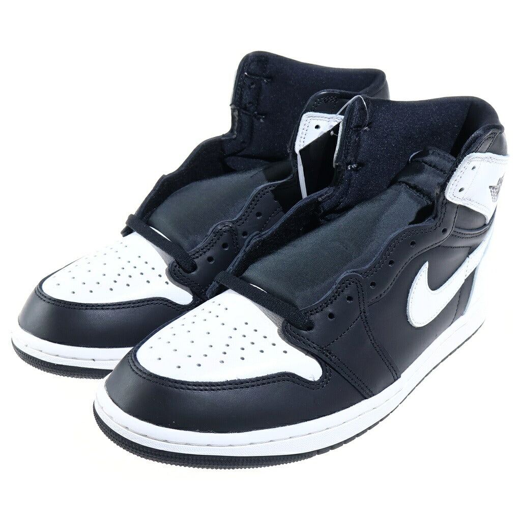 NIKE(ナイキ) AIR JORDAN 1 RETRO HIGH OG DZ5485-010 エアジョーダン1 レトロ ハイカットスニーカー ブラック/ホワイト US10.5/28.5cm