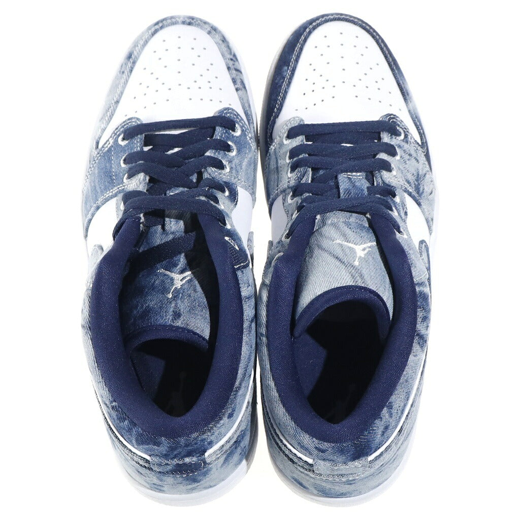 NIKE(ナイキ) AIR JORDAN 1 LOW WASHED DENIM CZ8455-100 エアジョーダン1 ウォッシュドデニム ローカットスニーカー インディゴ/ホワイト US10.5/28.5cm