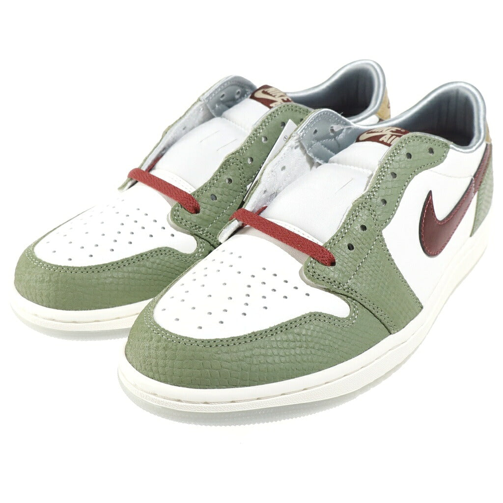 NIKE(ナイキ) AIR JORDAN 1 LOW OG CHINESE NEW YEAR/YEAR OF THE DRAGON FN3727-100 エアジョーダン1 チャイニーズニューイヤー/イヤーオブザドラゴン ローカットスニーカー グリーン/ホワイト US10.5/28.5cm