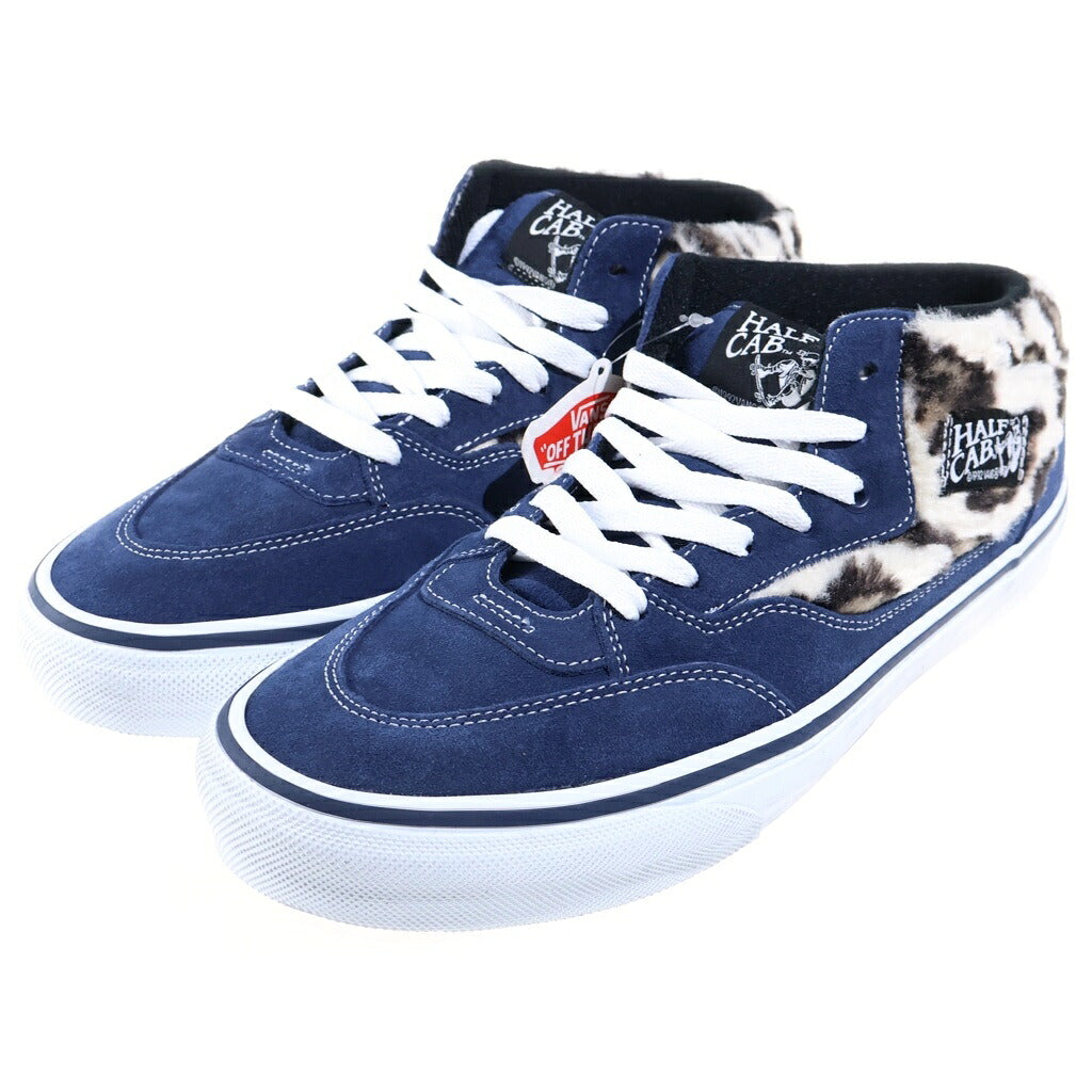 VANS(ヴァンズ) ×SUPREME LEOPARD HALF CAB シュプリーム レオパード ハーフキャブ ローカットスニーカー ネイビー US10.5/28.5cm VN0A5KYANVY