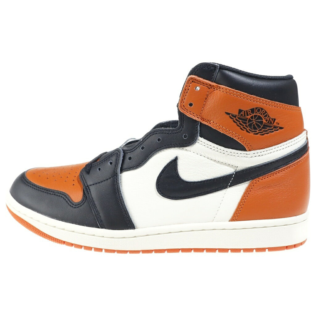 NIKE(ナイキ) AIR JORDAN 1 RETRO HIGH OG SHATTERED BACKBOARD DZ5485-008 エアジョーダン1 シャッタードバックボード ハイカットスニーカー オレンジ/ブラック/ホワイト US10.5/28.5cm