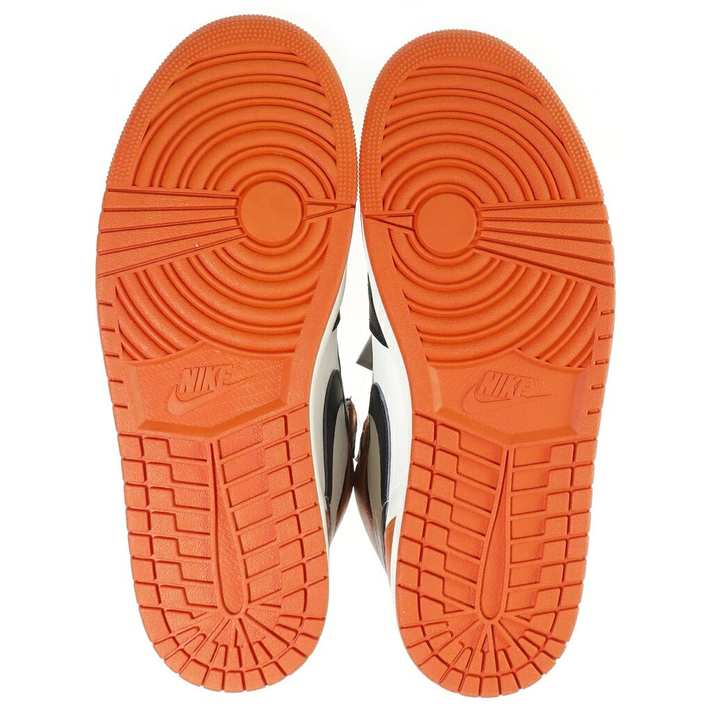 NIKE(ナイキ) AIR JORDAN 1 RETRO HIGH OG SHATTERED BACKBOARD DZ5485-008 エアジョーダン1 シャッタードバックボード ハイカットスニーカー オレンジ/ブラック/ホワイト US10.5/28.5cm