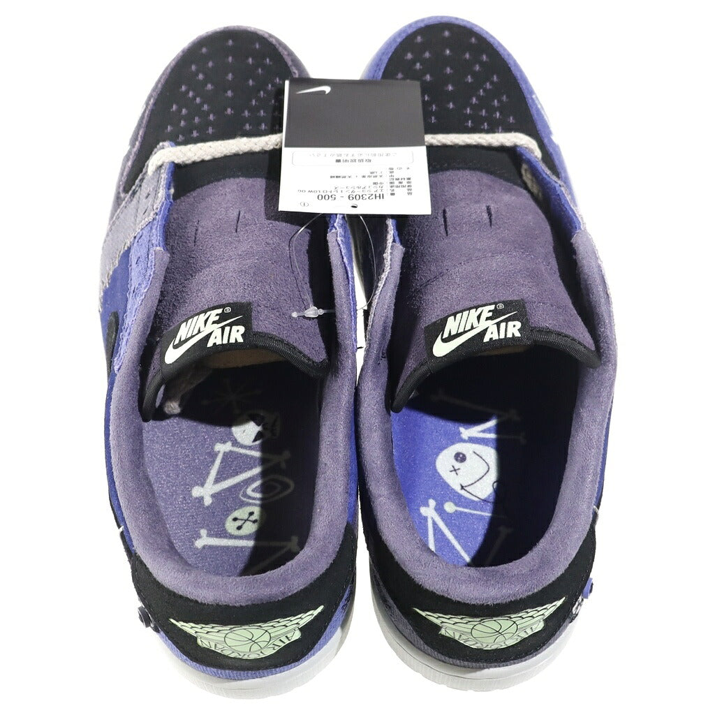 NIKE(ナイキ) ×ZION WILLIAMSON AIR JORDAN 1 LOW OG VOODOO ALTERNATE IH2309-500 ザイオン・ウィリアムソン エアジョーダン1 ブードゥーオルタネート ローカットスニーカー ブルー/パープル US10.5/28.5cm